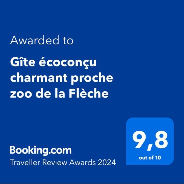 Gite Ecoconcu Charmant Proche Zoo De La Fleche Clermont-Creans Exterior foto